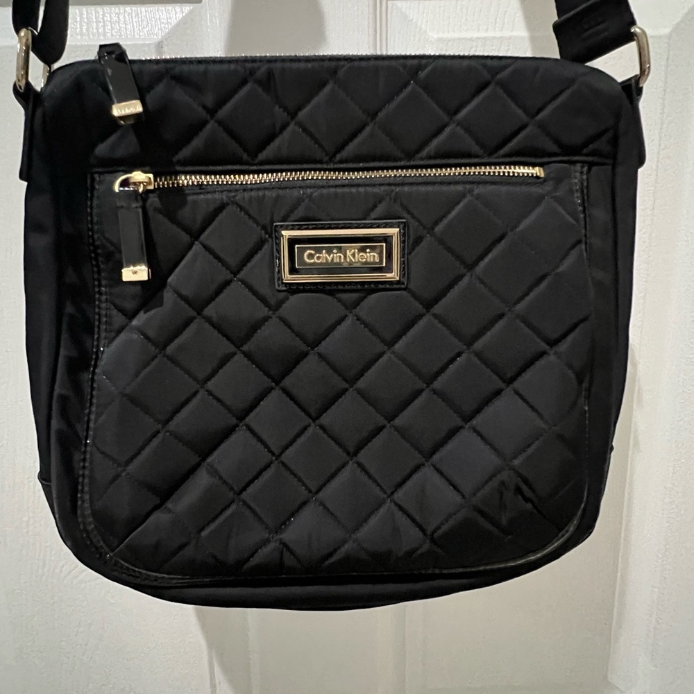 Calvin Klein Quilted Black Crossbody Bag